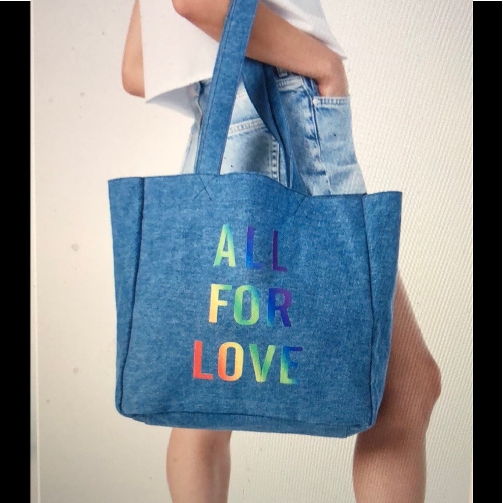 Mavi All For Love Oversized Denim tote bag PRIDE - Picture 10 of 10